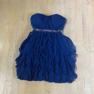 B Darlins blue flowing dress